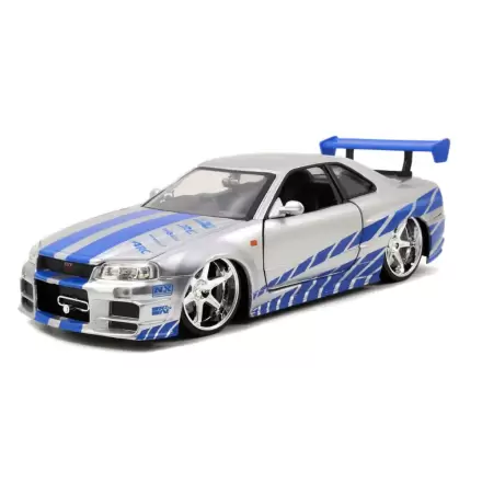Fast & Furious Diecast Modell 1/24 2002 Nissan Skyline fém autómodell termékfotó