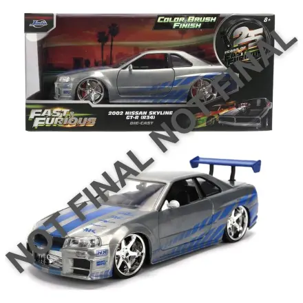 Fast & Furious Diecast jármű 1:24 Anniversary Nissan Skyline 19 cm termékfotó