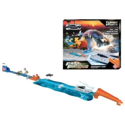 Fast & Furious játékkészlet Speedboat Jump 11 cm termékfotó