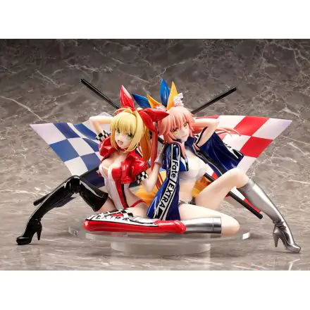 Fate/Extra 1/7 Nero Claudius & Tamamo No Mae Type-Moon Racing Ver. PVC szobor figura 17 cm termékfotó