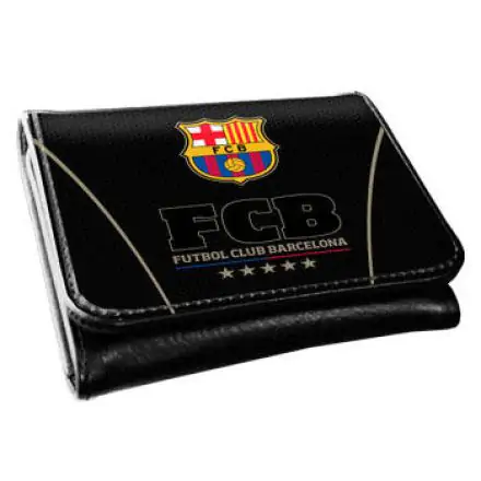 FC Barcelona fekete clips pénztárca termékfotó