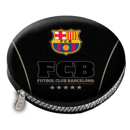 FC Barcelona fekete kör alakú pénztárca termékfotó