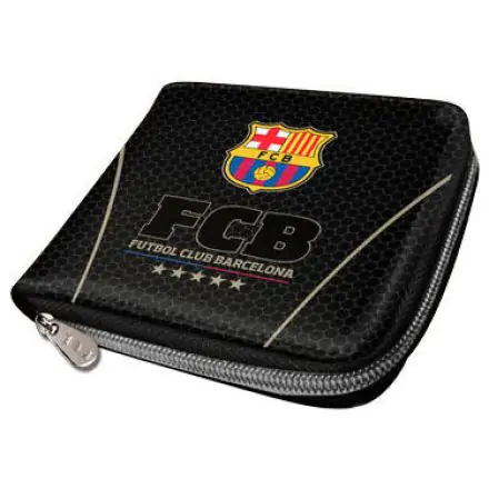 FC Barcelona fekete zipper pénztárca termékfotó