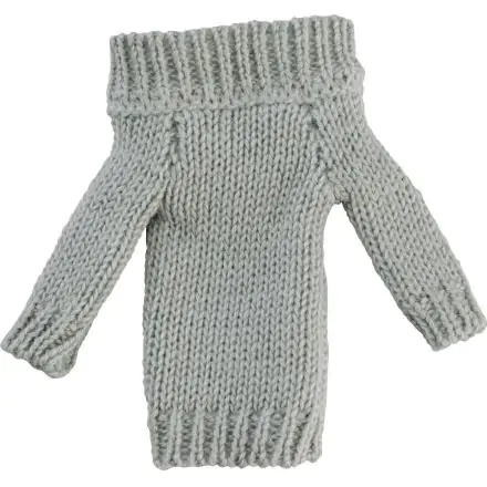 Figma Styles 1/12 Styles Off-the-Shoulder Sweater Dress (Gray) kiegészítő akciófigurákhoz termékfotó