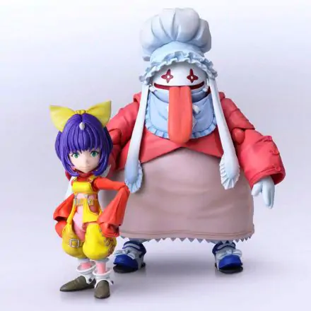 Final Fantasy IX Bring Arts Eiko Carol and Quina Quen 2db-os figura csomag 9-14cm termékfotó
