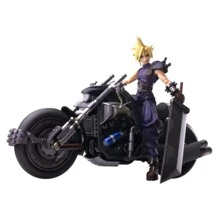 Final Fantasy VII Bring Arts Cloud Strife & Hardy-Daytona akciófigura és jármű 15 cm termékfotó