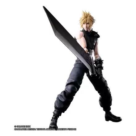 Final Fantasy VII Play Arts Kai Cloud Strife akciófigura 27 cm termékfotója
