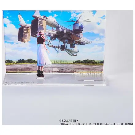 Final Fantasy VII Rebirth Akril Dioráma figura Aerith Key Art   termékfotó