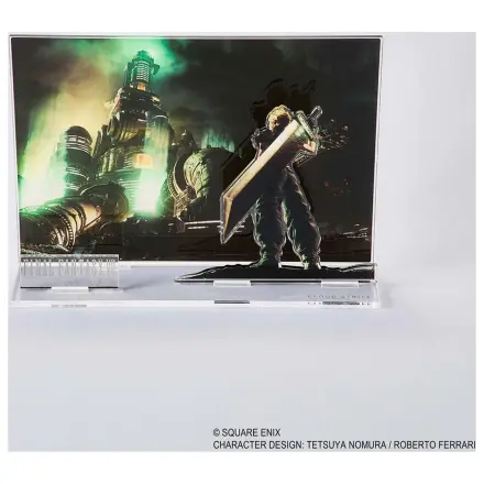Final Fantasy VII Rebirth Akril Dioráma figura Cloud Key Art  termékfotó