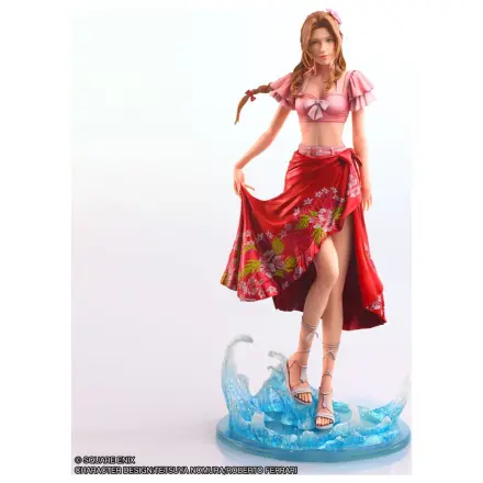 Final Fantasy VII Rebirth Static Arts Gallery Aerith Gainsborough (Swimsuit Ver.) szobor figura 26 cm termékfotó