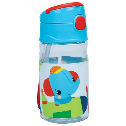 Fisher-Price Animals Fly műanyag szívószálas kulacs akasztóval 350 ml termékfotó