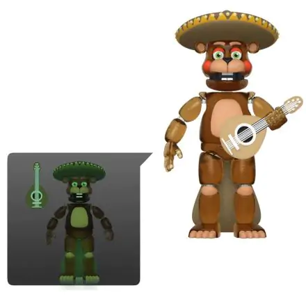 Five Nights at Freddy's Pizza Simulator El Chip (Translucent) akciófigura 13 cm termékfotó