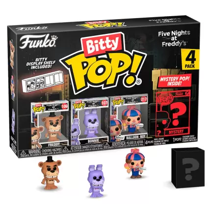 Five Nights at Freddys Funko Bitty POP 4 db-os figura csomag Freddy termékfotója