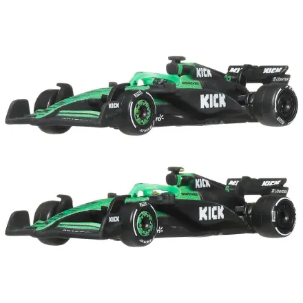 Formula 1 Hot Wheels Die-Cast 1/64 KICK Sauber Team 2 db-os autó csomag termékfotó