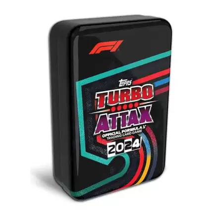 Formula 1 Turbo Attax TCG 2024 F1 Fivefold német nyelvű kártyacsomag fém dobozban termékfotó