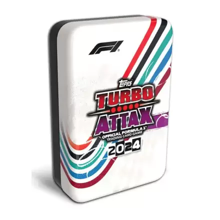 Formula 1 Turbo Attax TCG 2024 F1 német nyelvű kártyacsomag fém tartóban termékfotó
