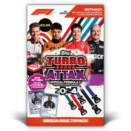 Formula 1 Turbo Attax TCG 2024 Mega Multipack német nyelvű kártyacsomag termékfotó