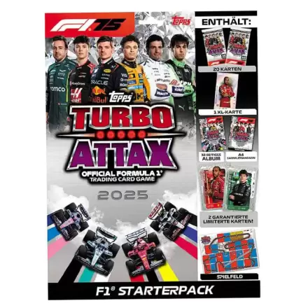 Formula 1 Turbo Attax TCG 2025 F1 Starterpack német nyelvű termékfotó