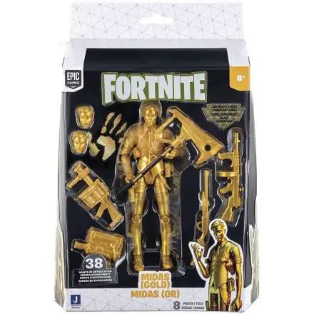 Fortnite Legendary Series Midas Gold figura 15cm termékfotó