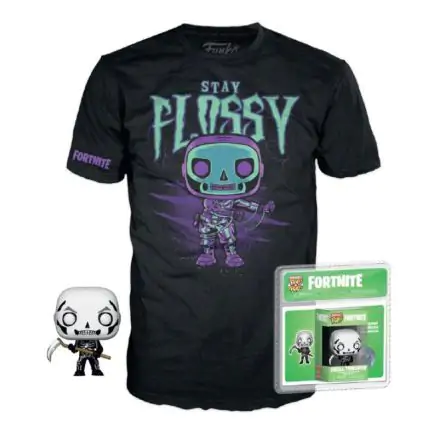 Fortnite Funko Pocket POP! & Tee Box Skull Trooper figura és póló csomag termékfotó
