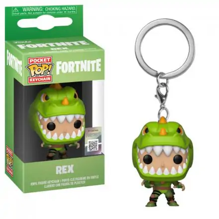 Fortnite Funko Pocket POP! Vinyl kulcstartó Rex 4 cm termékfotó