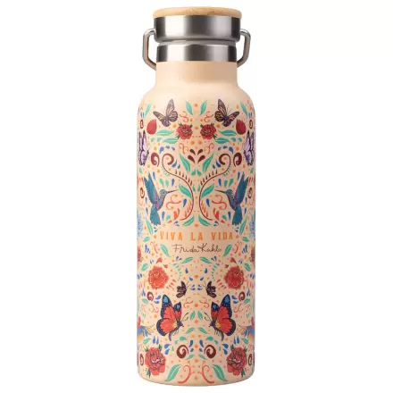 Frida Kahlo Long Live Life rozsdamentes acél palack kulacs 500ml termékfotó
