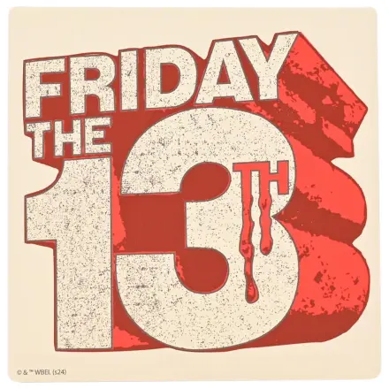 Friday 13th Logo kerámia poháralátét  termékfotó