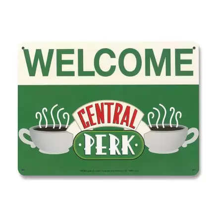 Friends Central Perk Welcome fémtábla 15 x 21 cm termékfotója