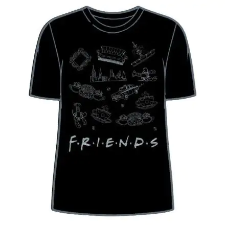 Friends felnőtt női póló termékfotó