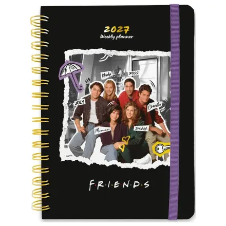 Friends határidőnapló 2027 A5 termékfotó