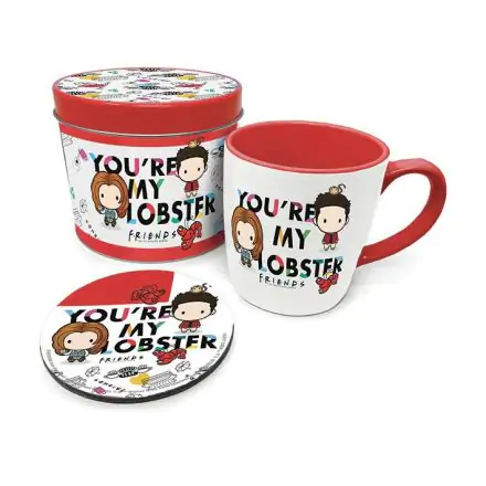 Friends You're my Lobster - Chibi bögre poháralátéttel termékfotó