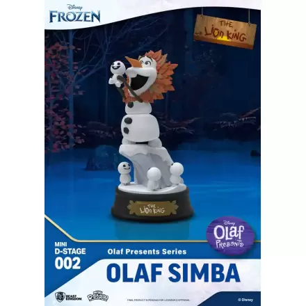 Frozen Mini Diorama Stage Olaf Presents Olaf Simba PVC szobor figura 12 cm termékfotó