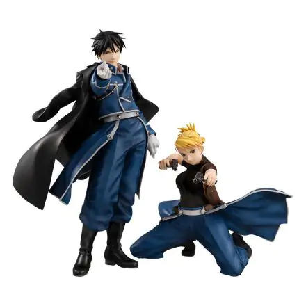 Fullmetal Alchemist Precious G.E.M. Series Roy Mustang & Liza Hawkeye szobor figura csomag 12 - 22 cm termékfotó