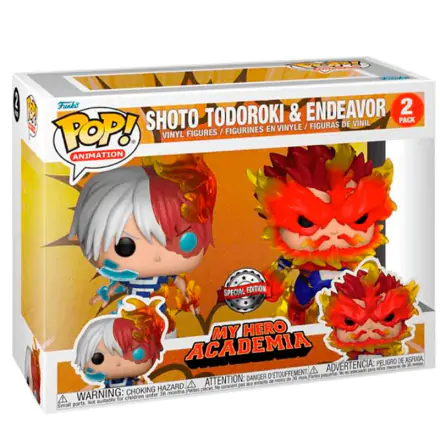 My Hero Academia POP! Vinyl Figures 2-Pack Endeavor & Todoroki 9 cm termékfotója