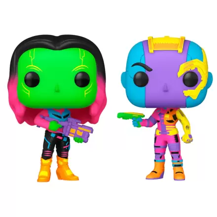 Funko POP 2db-os figura csomag Marvel Guardians of the Galaxy Gamora & Nebula Exkluzív termékfotója