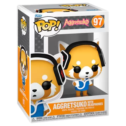 Funko POP figure Aggretsuko - Aggretsuko with Headphones termékfotója