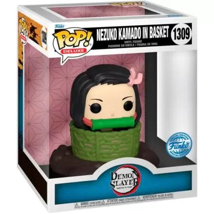 Funko POP figura Deluxe Demon Slayer Kimetsu no Yaiba Nezuko Kamado in Basket Exkluzív termékfotója