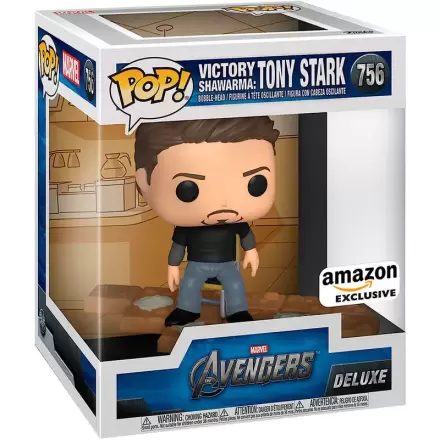 Funko POP figura Deluxe Marvel Avengers Tony Stark Exkluzív termékfotója