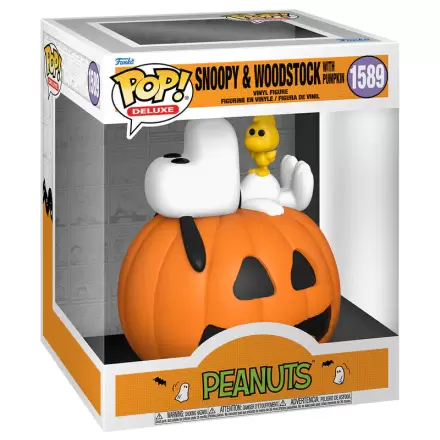 Funko POP figure Deluxe Peanuts Snoopy & Woodstock with Pumpkin termékfotója