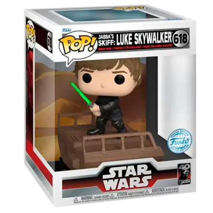 Funko POP figura Deluxe Star Wars Luke Skywalker Exkluzív termékfotója