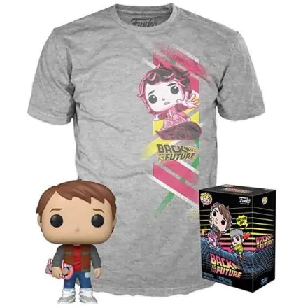 Funko POP figura és póló csomag Back to the Future Marty Exkluzív termékfotó