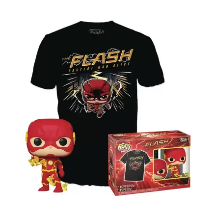 Funko POP figura és póló csomag DC Comics The Flash termékfotója