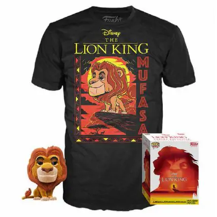 Funko POP figura és póló csomag Disney The Lion King Mufasa termékfotója