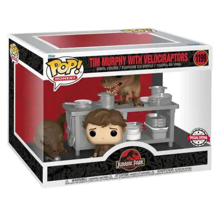 Funko POP figura Jurassic Park Tim & Velociraptors Exkluzív termékfotó