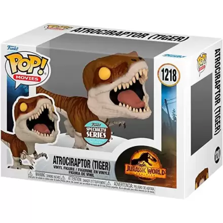 Funko POP figura Jurassic World 3 Atrociraptor Tiger Exkluzív termékfotója