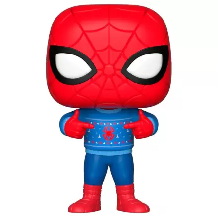 Funko POP figura Marvel Holiday Spider-Man with Ugly Sweater termékfotója