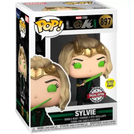 Funko POP figura Marvel Loki Sylvie Exkluzív termékfotója