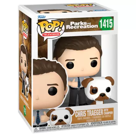 Funko POP figura Parks and Recreation Chris Traeger with Champion termékfotója