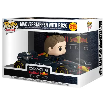 Funko POP figura Rides Super Deluxe Racing Oracle Red Bull Max Verstappen with RB20 termékfotó
