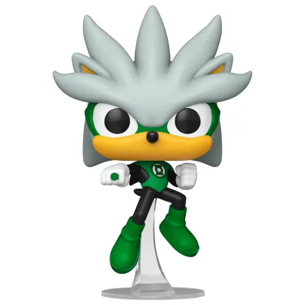 Funko POP figura Sonic The Hedgehog DC Comics Silver As the Green Lantern Exkluzív termékfotó